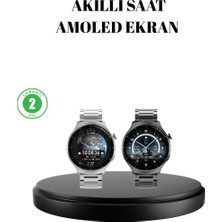 SHC4200 Akıllı Saat Nfc – Bluetooth Arama Kablosuz Şarj Özellikli