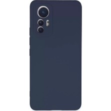 SHC4200 12 Lite Kılıf Nano Içi Kadife Silikon - Lacivert