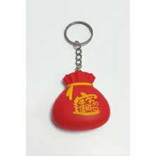 Pileli Store Torba Silikon Anahtarlık