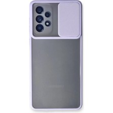 SHC4200 Galaxy A33 5g Kılıf Palm Buzlu Kamera Sürgülü Silikon - Lila