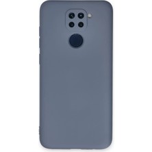 SHC4200 Redmi Note 9 Kılıf Nano Içi Kadife Silikon - Gri