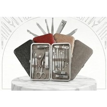 Calperia 19 Parça Paslanmaz Çelik Manikür ve Pedikür Seti