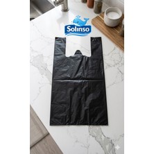 Solınso Siyah Atlet Poşet Orta Boy 1 kg