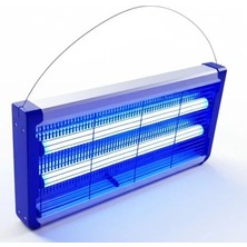 Mustran 45 cm Büyük Boy Elektrikli Sinek Öldürücü 10W Uv Işıklı Çift Tüplü Askılı Sivrisinek Karasinek Lamba