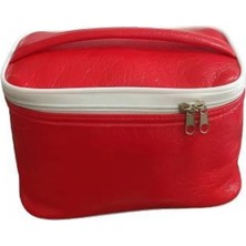 Pileli Store Çok Amaçlı Makyaj Çantası Kırmızı 08 ROYALEKS-82505