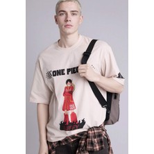 DeFacto %100 Pamuk One Piece Boxy Fit Baskılı Kısa Kollu Tişört G5534AX26SM