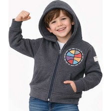 Hupalupa Store Hupalupa Kapüşonlu Sweatshirt Siyah Basketbol 5-6 Yaş