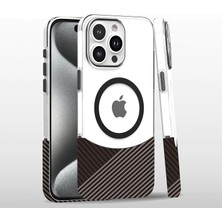 Uravas Store Iphone 16 Carbon Puzzle Magsafe Kapak - Gri