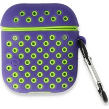 Bilfold 2 (2.nesil) Spor Delikli Kılıf - Lila-Yeşil