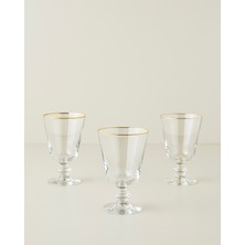 English Home Glintter Cam 3'lü Cup 380 ml Şeffaf