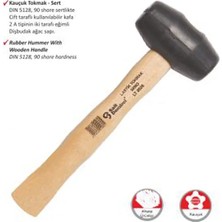 Uravas Store Ağaç Saplı Lastik Tokmak No:50