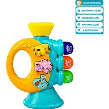 Timion JLG-855-38A Işıklı ve Müzikli Trompet Bebek -Vrd