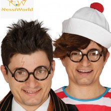 Timion Siyah Çerçeveli Numarasız Camlı Öğrenci Şaka Gözlüğü 1 Adet