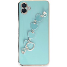 Bilfold Galaxy A04E Kılıf Esila - Su Yeşili