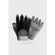 SkyWheel Terletmeyen Yarım Parmak Fitness Yoga Pilates Avuç Içi Kaymaz Silikon Spor Eldiven