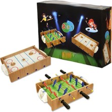 Timion 412 Ahşap Hokey ve Masa Maçı Oyunu