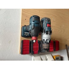 Lebowski 3D Bosch 18V Batarya Girişi Uyumlu Aletleri Duvara Asma Aparatı ( 3ADET (