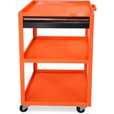 Rico Rıco 3 Gözlü 1 Çekmeceli Parça Taşıma Arabası