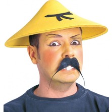 Timion Uzak Doğu Asyalı Çin Japon Şapkası Sarı Renk