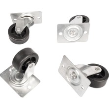 Lande Kabinet Tekerlek Seti | Rack Kabinet Uyumlu | Frenli/freniz Seçenek | Dayanıklı Metal Gövde