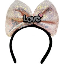 Timion LED Işıklı 3 Farklı Fonnessiworldiyonda Yanan Toz Pembe Fiyonk Taç 20X17 cm