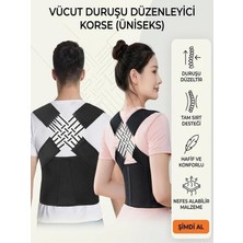 Ankaflex Yeni Tasarım Unisex Kolonlu Ortopedik Dik Duruş Korsesi