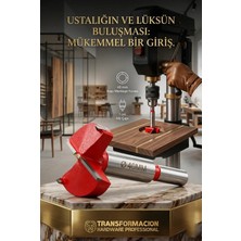 Creatividad Solutions 40 mm Ahşap Menteşe Yuvar Teri Açma Ahşap Delme Matkap Ucu 1 cm Şaft 722976