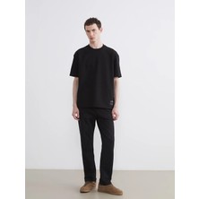 LC Waikiki Xsıde Siyah Standart Kalıp Erkek Eşofman Altı