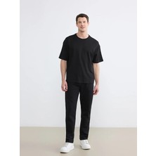 LC Waikiki Lcwaıkıkı Classic Siyah Rahat Kalıp Erkek Eşofman Altı