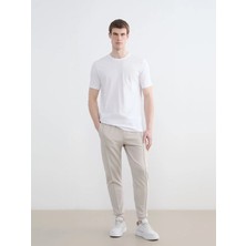 LC Waikiki Lcwaıkıkı Classic Bej Standart Kalıp Erkek Jogger Eşofman Altı