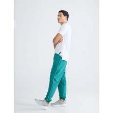 LC Waikiki Xsıde Actıve Yeşil Loose Fit Şeritli Erkek Jogger Eşofman Altı