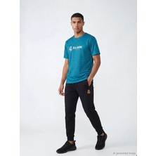 LC Waikiki Xsıde Actıve Siyah Slim Fit Real Madrid Baskılı Erkek Jogger Eşofman Altı