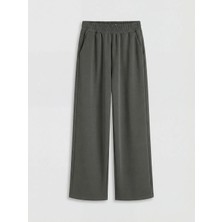 LC Waikiki Koor Sport Haki Beli Lastikli Soft Touch Kadın Eşofman Altı