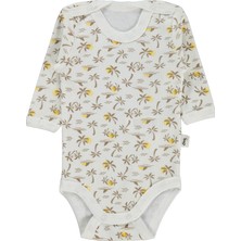 Civil Baby Palmiye Empirme 1-36 Ay Çıtçıtlı Badi - Ekru