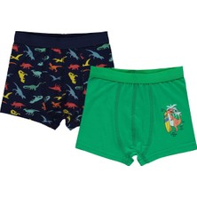 Civil Boys Trex 2-10 Yaş Erkek Çocuk 2'li Boxer - Standart