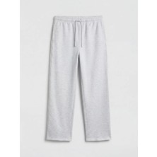 LC Waikiki Lcw Kids Gri Kız Çocuk Geniş Paça Eşofman Altı