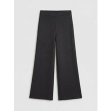 LC Waikiki Lcw Modest Antrasit Beli Lastikli Taşlı Kadın Eşofman Altı