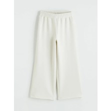 LC Waikiki Lc Waıkıkı Gri Geniş Paça Kız Çocuk Soft Touch Eşofman Altı