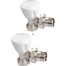 Eca ½ Rv3 Köşe Radyatör Vanası ( 2 Adet )