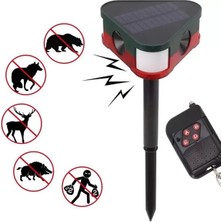 Pratico Market PM-26949 Ultrasonic Sesli Siren Hayvan Kovucu Alarm Solar Panelli