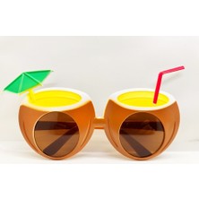 Timion Hindistan Cevizi Tropikal Hawaii Yaza Merhaba Parti Gözlüğü