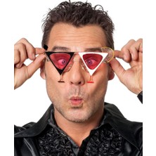 Timion Siyah Beyaz Renk Martini Parti Gözlüğü