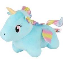 Timion 5018 Kadife Mavi Unicorn -My Friend Toys