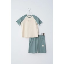 Sevim 70023 Erkek Ç. Baskılı Şort Takım