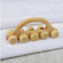 WoodBay El Tipi Sırt Masaj Aleti Ahşap Vücut Masaj Aleti Kas Rahatlaması Için Taşınabilir Masaj Aleti