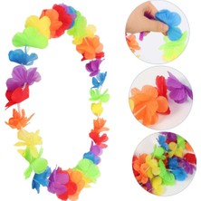 Timion Rengarenk Hawaii Boyun Çelengi Havai Partisi Kolyesi 1 Adet