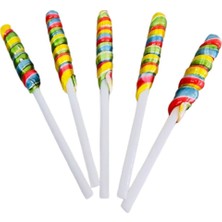 Honey Candy Balcı Şekerleme Küçük Boy 20 Adet Burgu Şeker Karışık Renk 13 gr Sosyete Şeker Lolipop Çocuk Doğum Günü