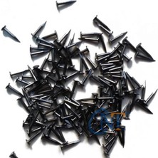 Pileli Store Pilelistore Klips, Menteşe, Ayağı Çivisi 7mm Çelik - Siyah 100GR