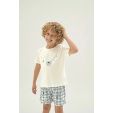 Sevim 8994 Erkek Ç. Baskılı Şort Takım