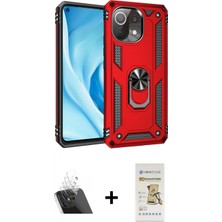 İlk El Grup Ieg™ Mi 11 Lite Kılıf Ahenk Klasik Koleksiyonu - Siyah Mat Seramik Nano Ekran Koruyucu + Şeffaf Kamera Lens Koruma Cam